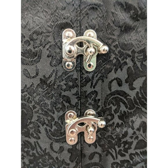 Brocade Steampunk Latch Front Corset Size M - Picture 6 of 9